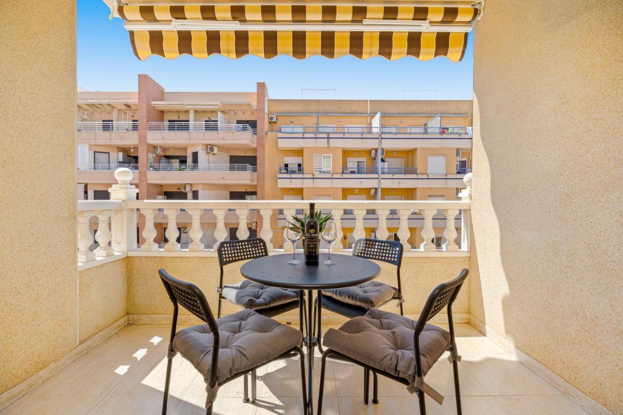 Torrevieja Playa Del Cura Con Vista Al Marアパートメント エクステリア 写真