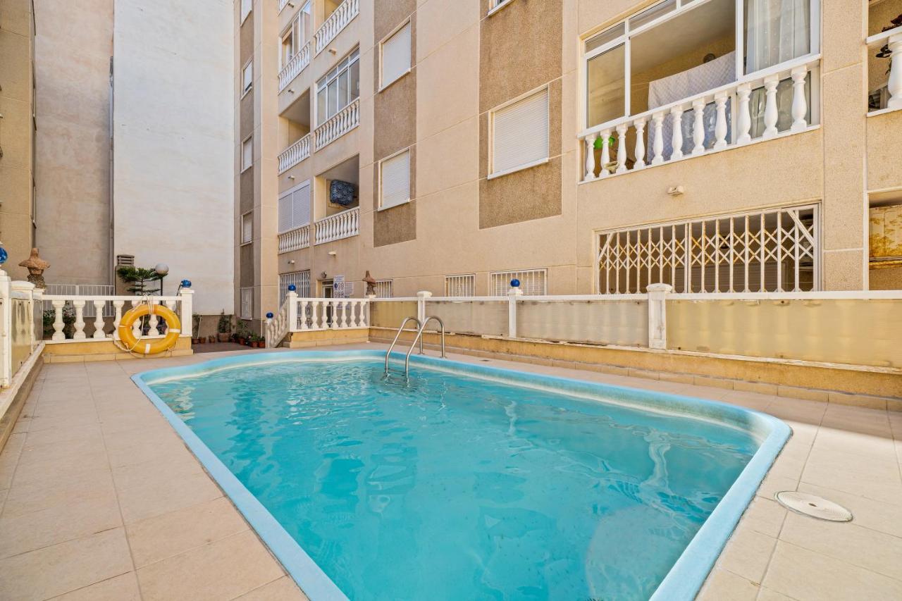 Torrevieja Playa Del Cura Con Vista Al Marアパートメント エクステリア 写真