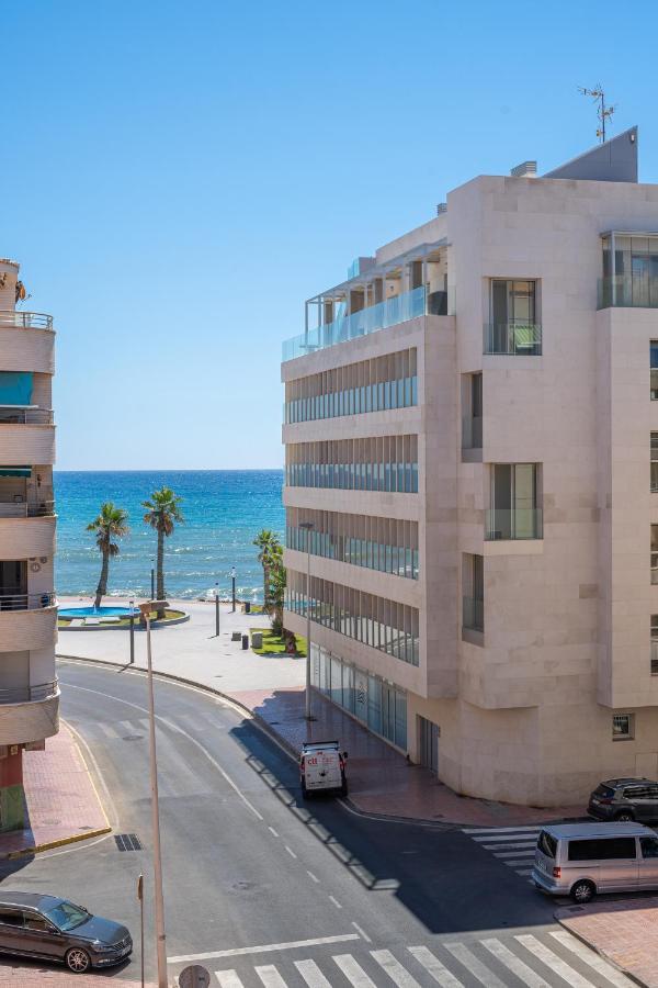 Torrevieja Playa Del Cura Con Vista Al Marアパートメント エクステリア 写真